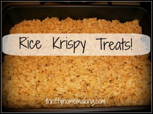 Rice Krispy Treats