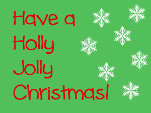 Free Graphic – Holly Jolly Christmas