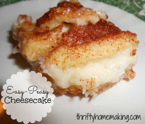 Easy-Peasy Cheesecake