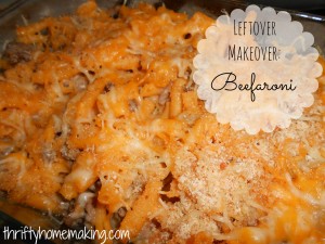 Leftover Makeover: Beefaroni