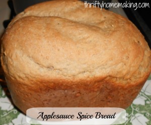 Applesauce Spice Bread