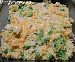 Broccoli Chicken Rice Casserole