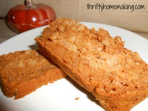 Healthy Pumpkin Bread