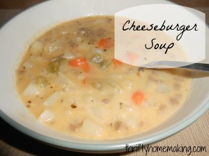 Cheeseburger Soup