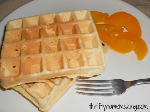 Peach Waffles