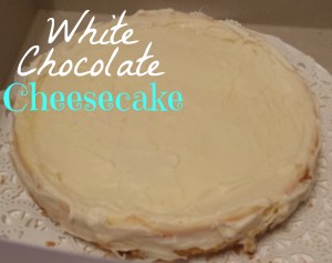 White Chocolate Cheesecake