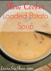 Slow Cooker Loaded Potato Soup