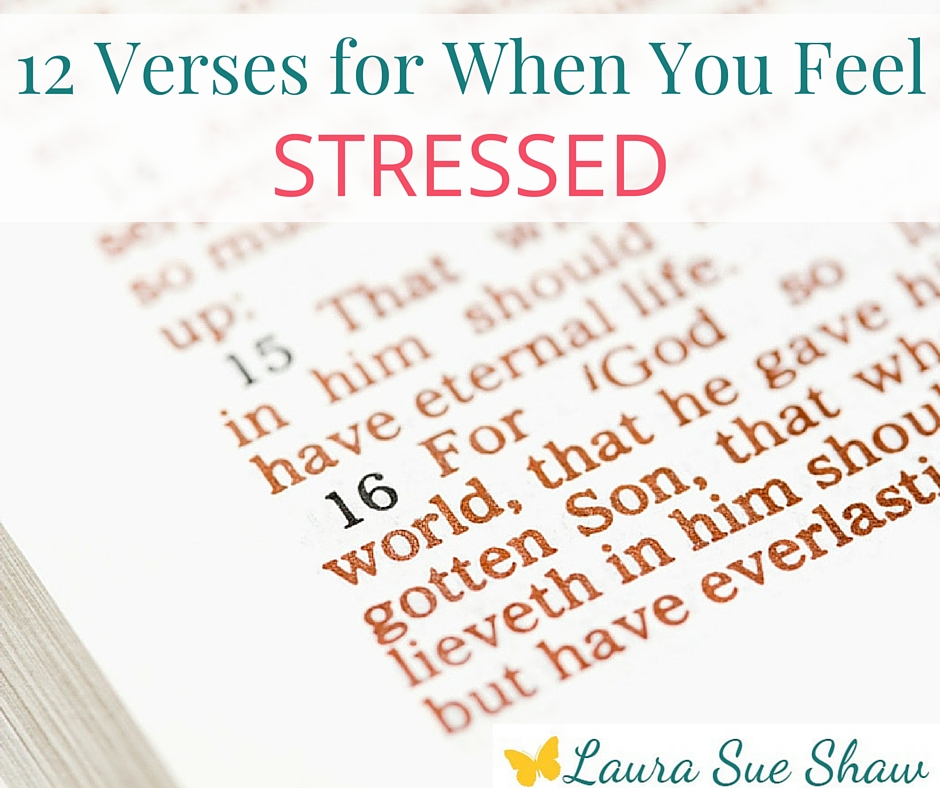 Find comfort and peace in these Bible verses when you feel stressed and overwhelmed.